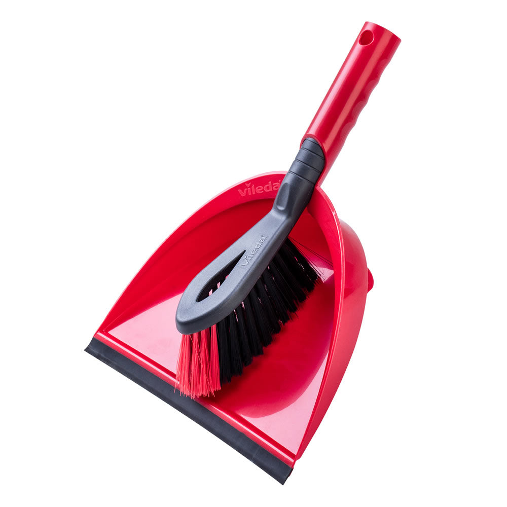 Vileda Superfeger-Set – 34,6 cm, Kunststoff, Rot, Aufhängeloch