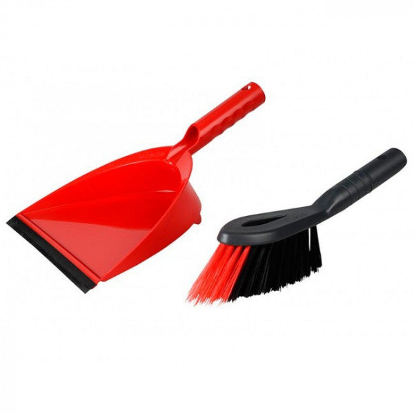 Vileda Superfeger-Set – 34,6 cm, Kunststoff, Rot, Aufhängeloch