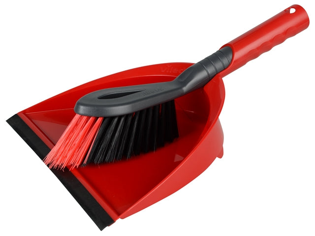 Vileda Superfeger-Set – 34,6 cm, Kunststoff, Rot, Aufhängeloch
