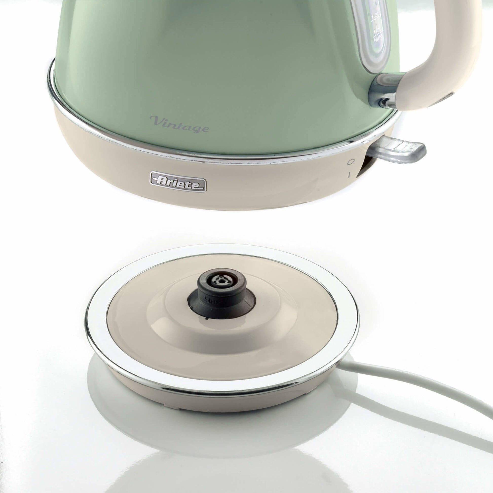 Ariete Wasserkocher – 1,7 l, Edelstahl, Grün, 2869/04