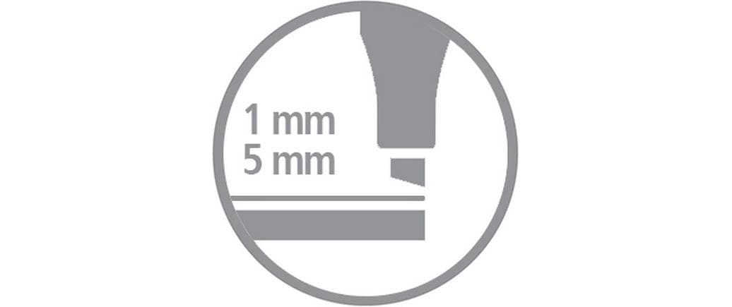 STABILO Filzstifte, Strichbreite 2–5 mm, 18 Farben