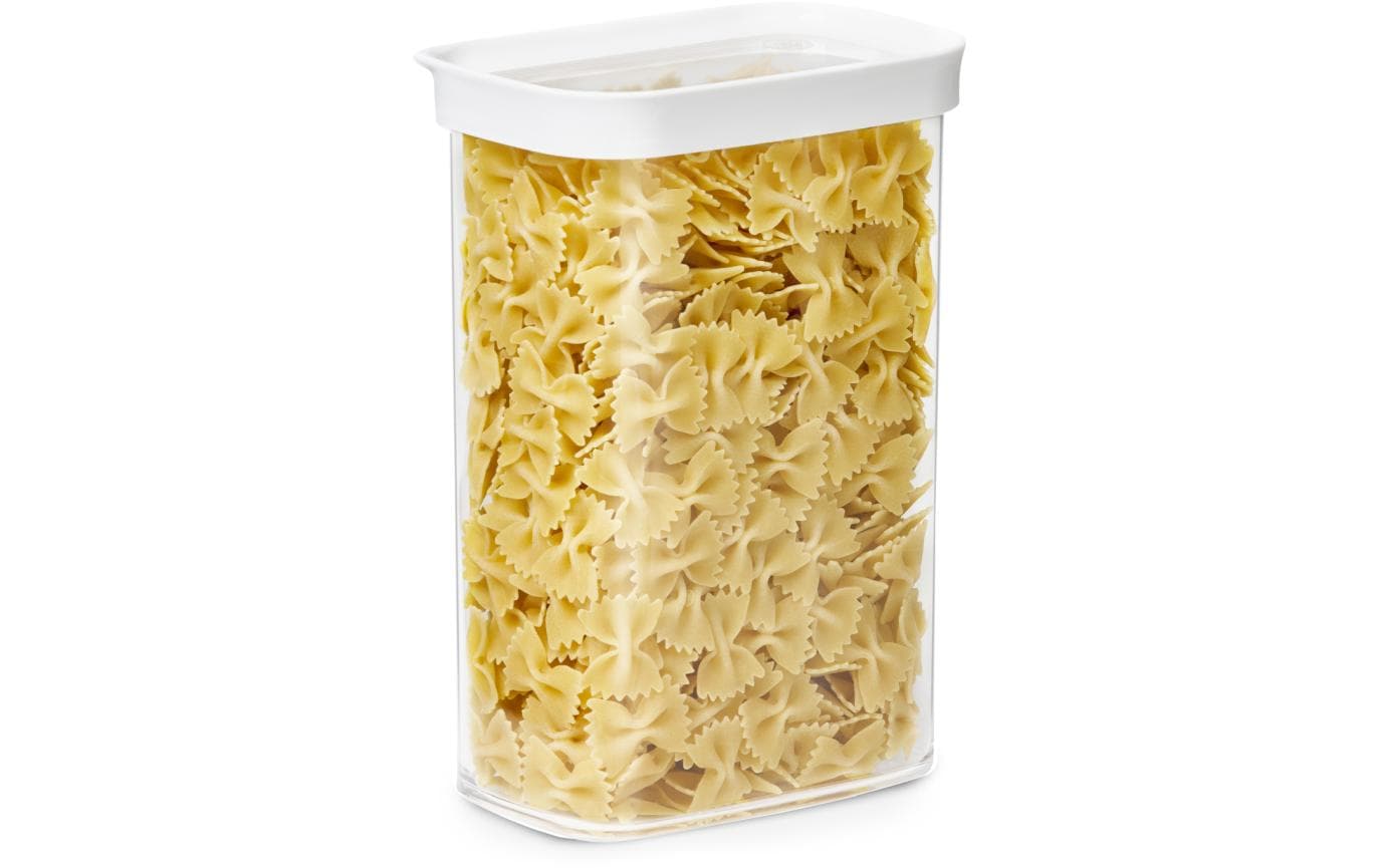 EMSA Optima – Vorratsdose 2,2 l, 16 × 9,9 × 23,8 cm, Kunststoff (MS/TPE), Transparent
