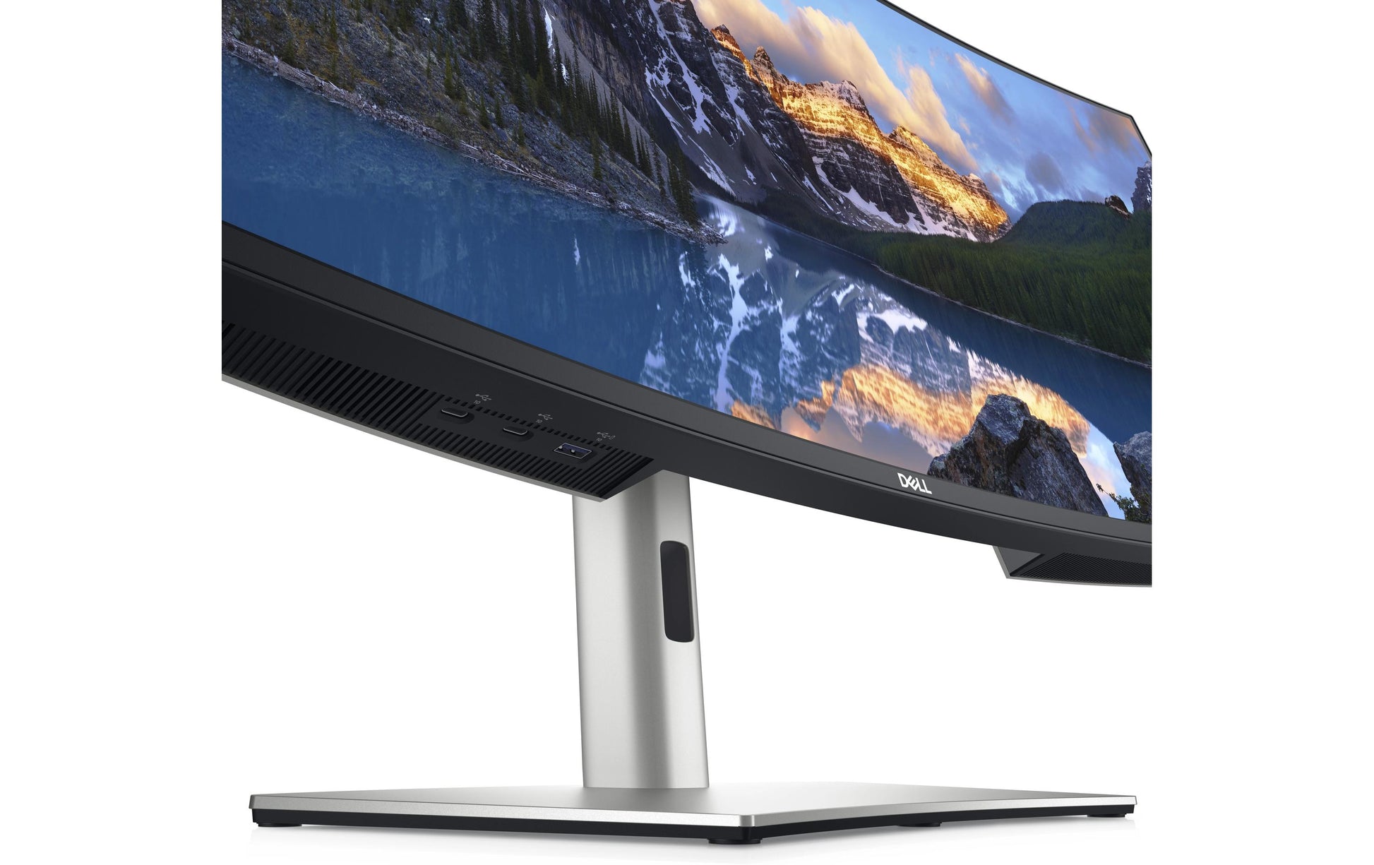 Dell U3824DW – Monitor, 37,5" 3840 × 1600 (WQHD+), IPS, 60 Hz, 300 cd/m², KVM, VESA 100 × 100, Schwarz