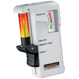 Laserliner BatteryCheck – Batterietester – für AA/AAA/C/D/9 V/Knopfzellen