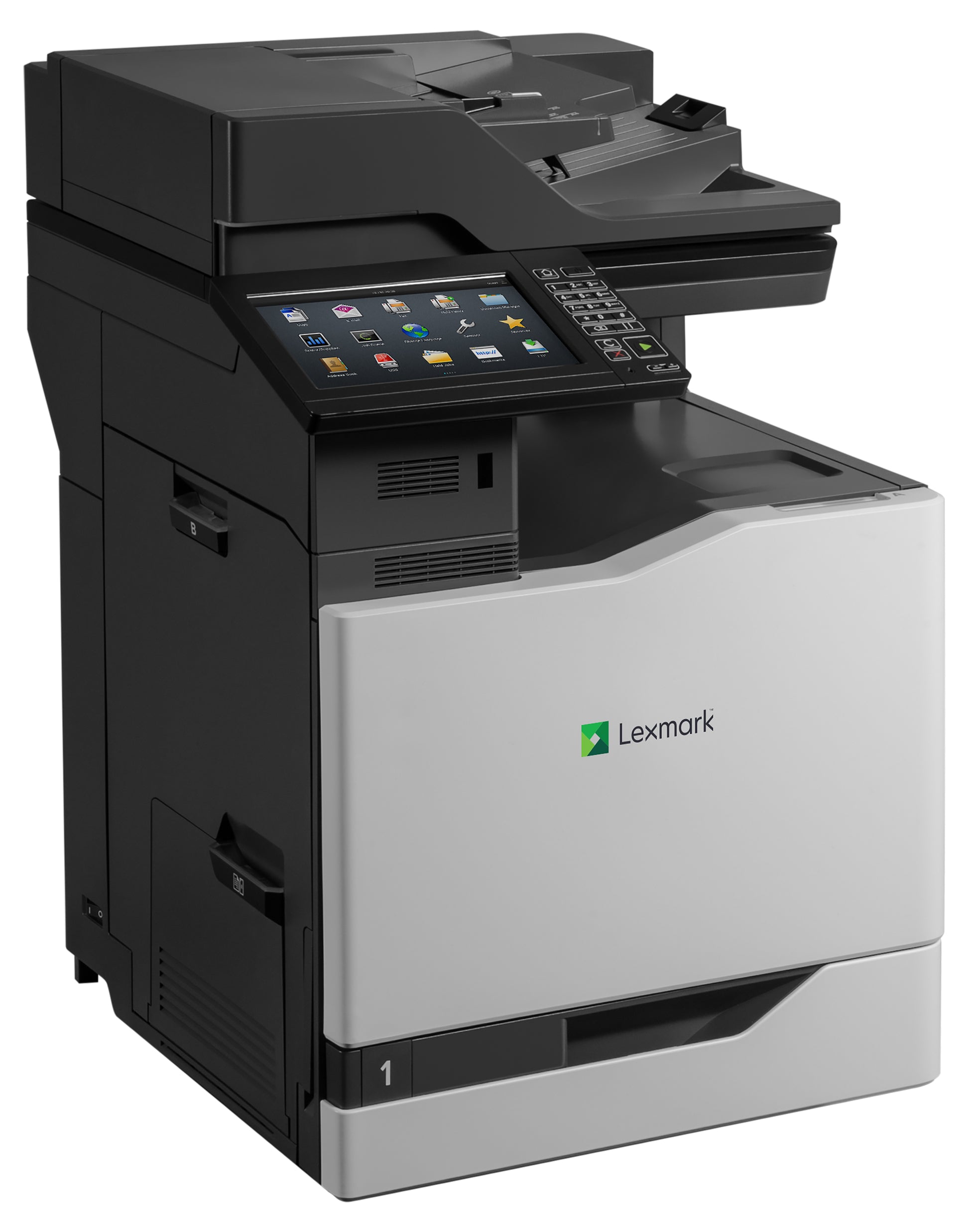Lexmark CX860de – Farblaser-Multifunktionsdrucker, A4, 4-in-1, Duplex, ADF, WLAN/LAN, Touchscreen
