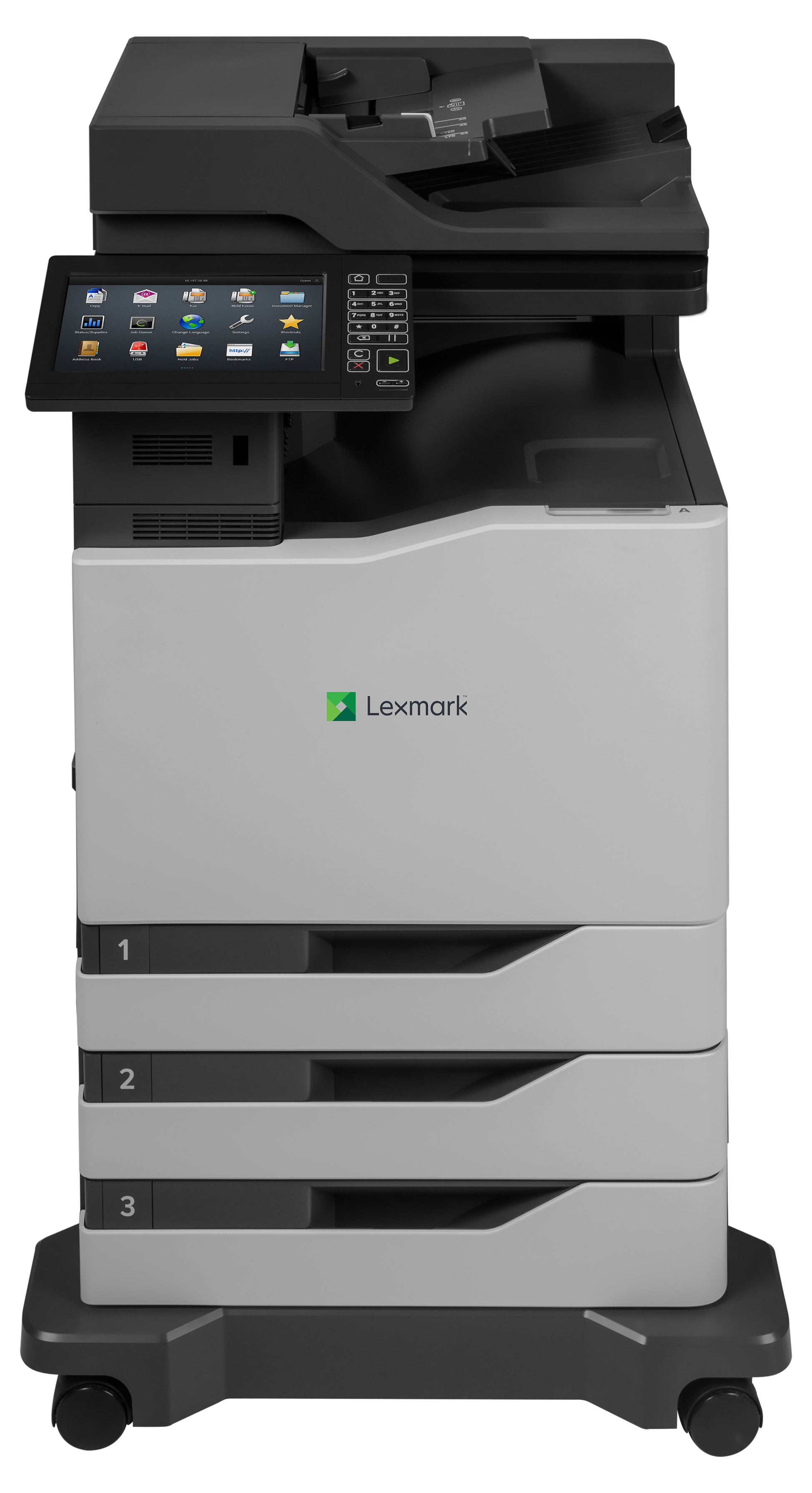 Lexmark CX825DTE – Farbiger Laser-MFP A4, 4-in-1