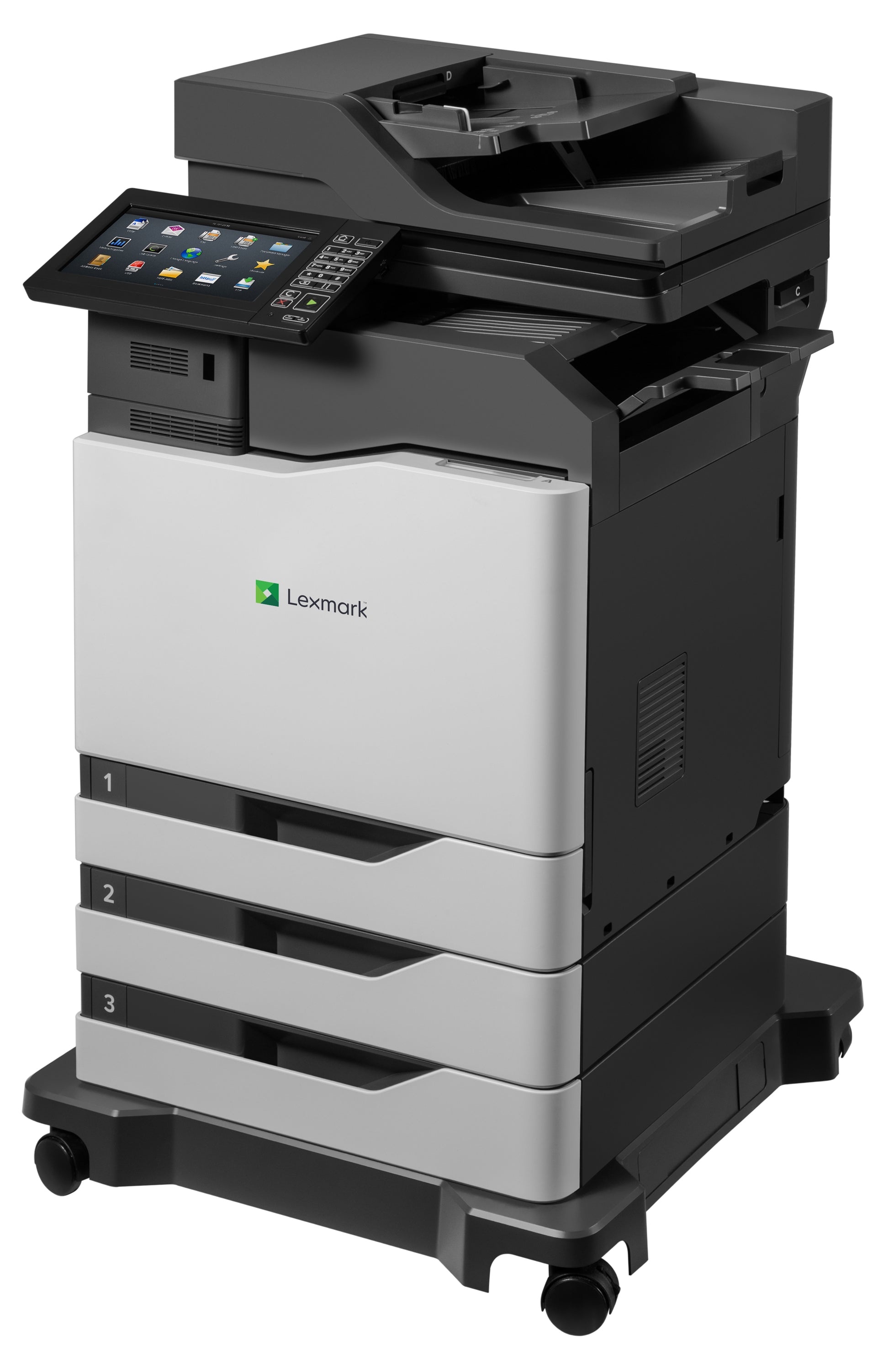 Lexmark CX825dtfe – Farblaser-Multifunktionsdrucker, A4, 4-in-1, Duplex, ADF, WLAN/LAN, Touchscreen