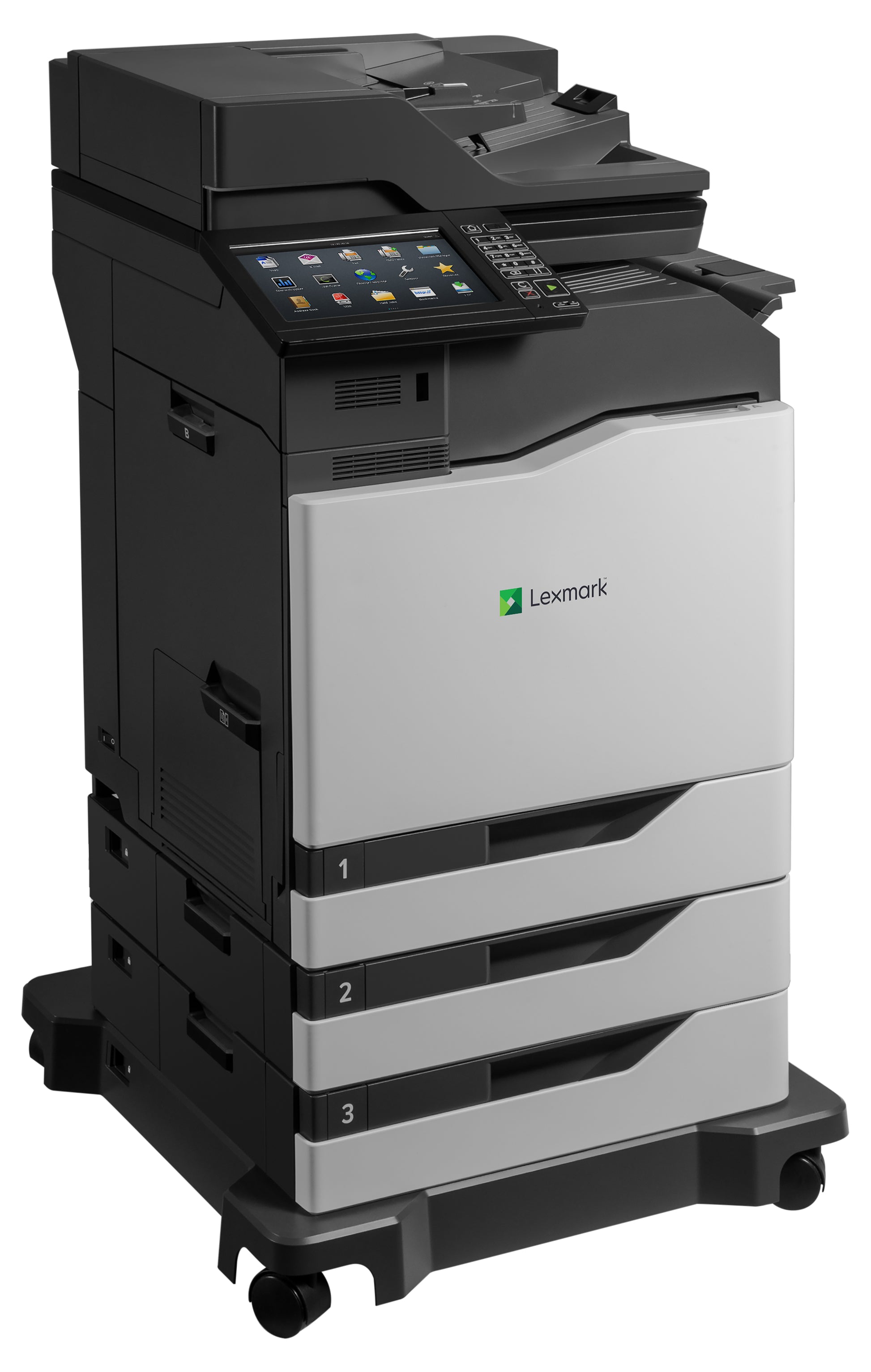 Lexmark CX825dtfe – Farblaser-Multifunktionsdrucker, A4, 4-in-1, Duplex, ADF, WLAN/LAN, Touchscreen
