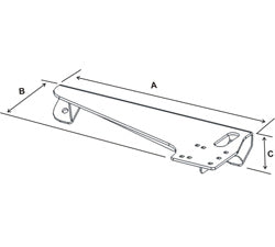 RAM Mounts Fahrzeug-Dock für Ford Escape (2001–2012), Mazda Tribute (2005–2010) – bohrfrei