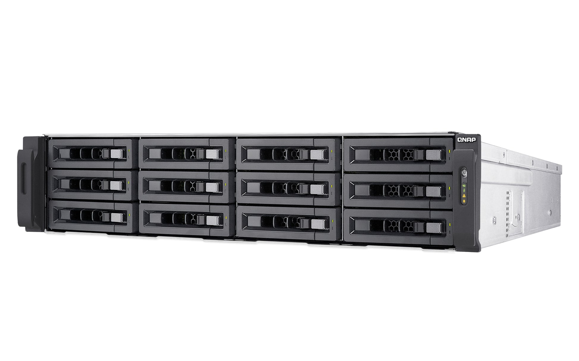 QNAP TVS-EC1280U-SAS-RP-8GE-R2 Allgemeines Speichergerät – 4× Gigabit Ethernet, 12-Bucht, 8 GB RAM