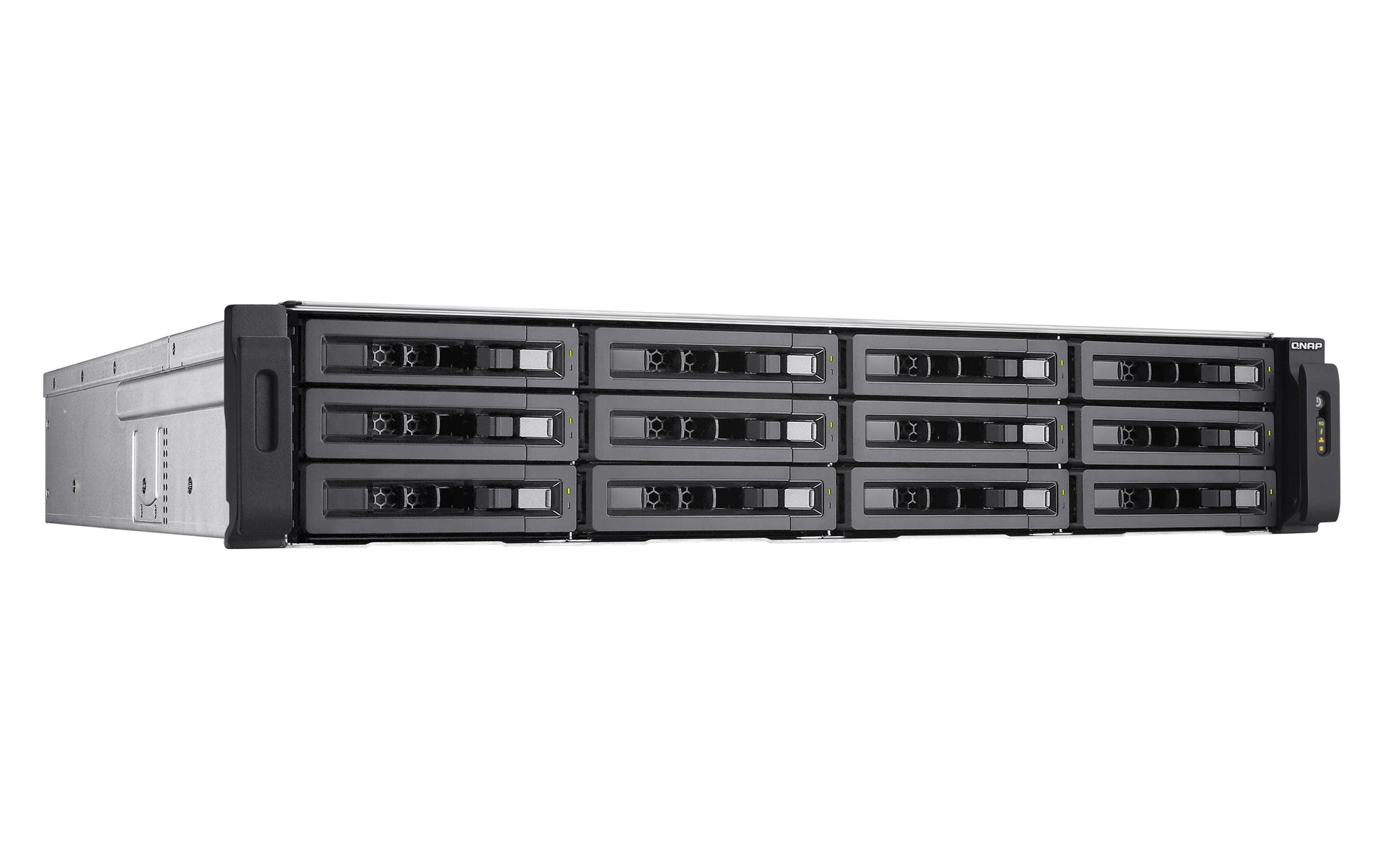 QNAP TVS-EC1280U-SAS-RP-8GE-R2 Allgemeines Speichergerät – 4× Gigabit Ethernet, 12-Bucht, 8 GB RAM