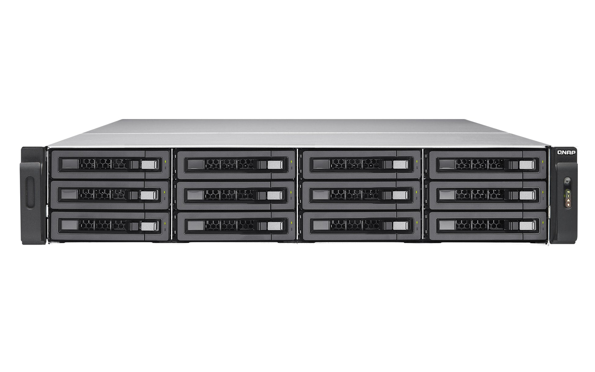 QNAP TVS-EC1280U-SAS-RP-8GE-R2 Allgemeines Speichergerät – 4× Gigabit Ethernet, 12-Bucht, 8 GB RAM