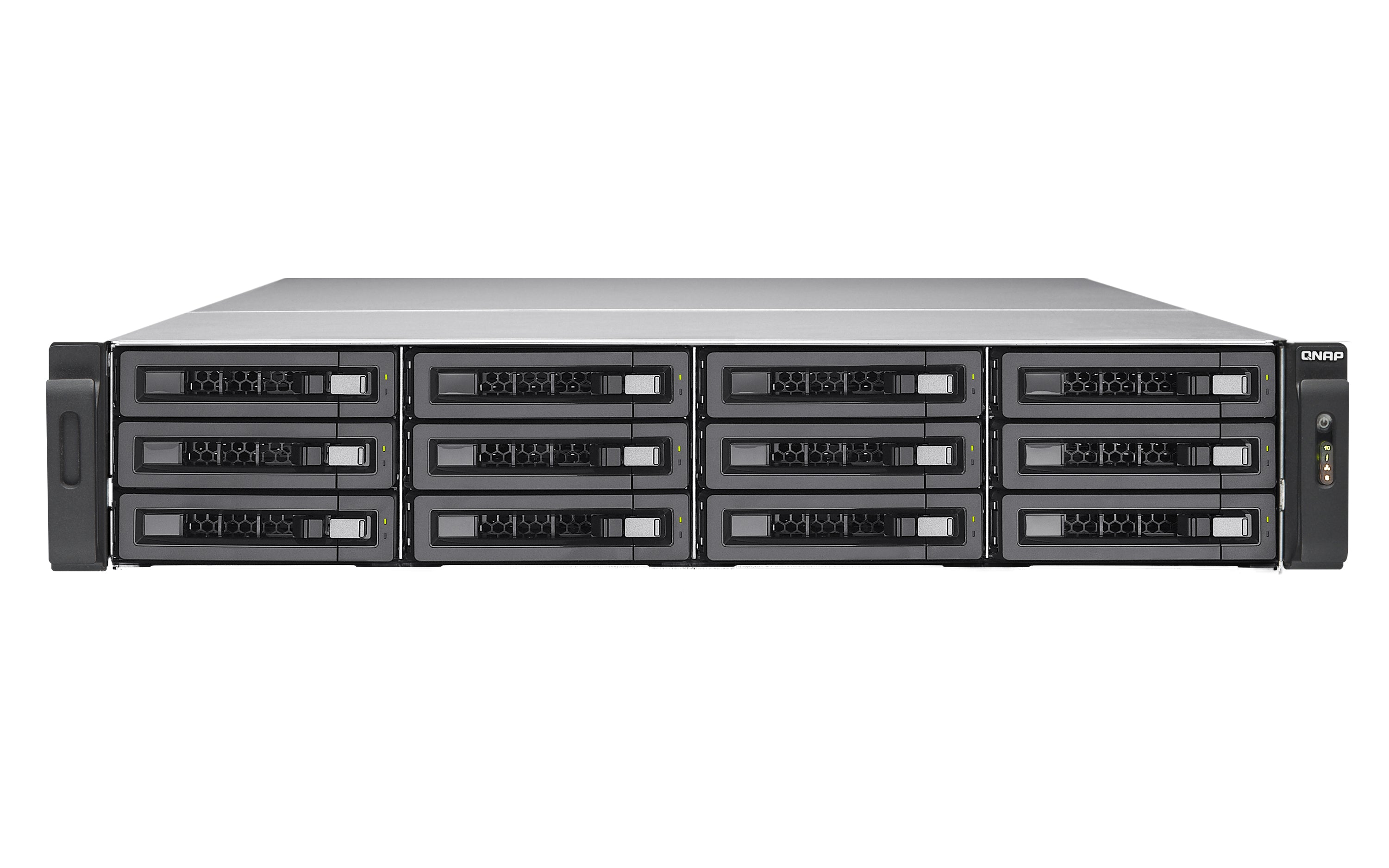 QNAP TVS-EC1280U-SAS-RP-8GE-R2 Allgemeines Speichergerät – 4× Gigabit Ethernet, 12-Bucht, 8 GB RAM
