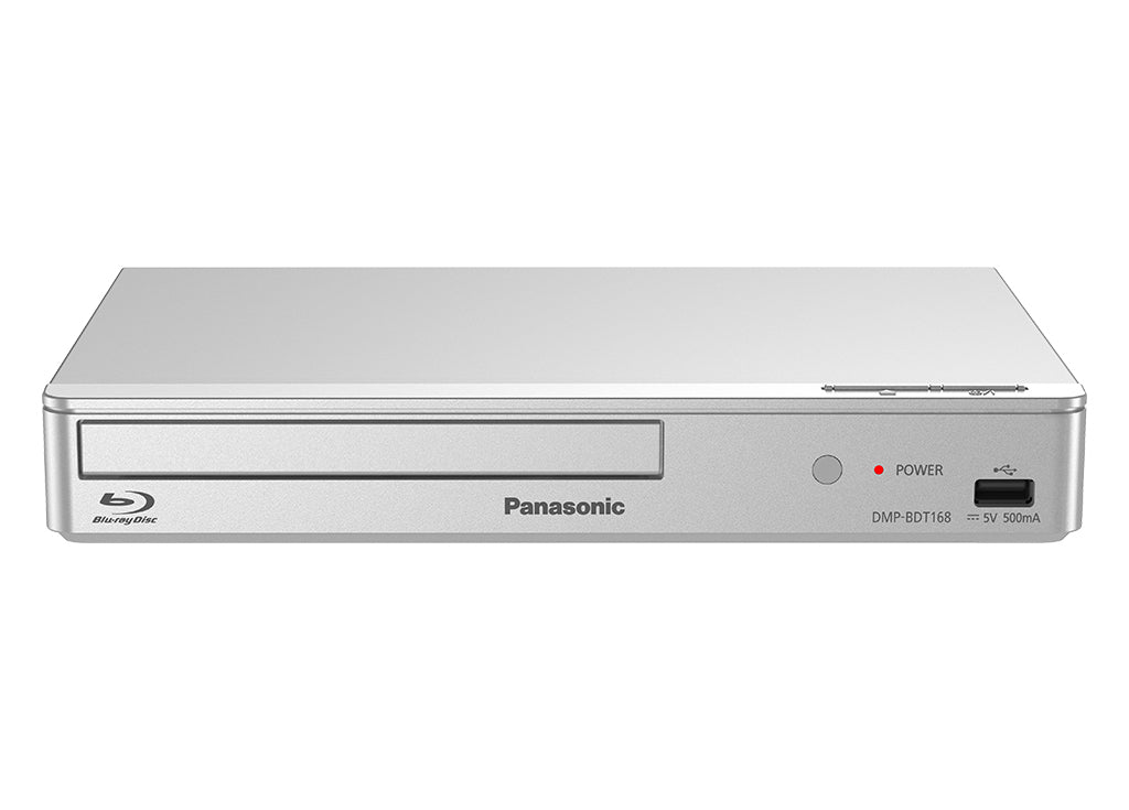 Panasonic DMP-BDT168EG – Blu-ray-Player, Full HD, 3D, Silber