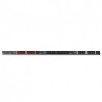 Bachmann ALU Steckdosenleiste PDU 1U Dreiphasig – C13×24, C19×6, Typ F×6 – CEE 16 A, 400 V/50 Hz – 3 m Kabel