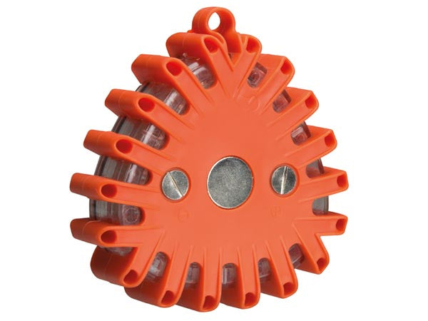 Perel Pannenleuchte EFL27 – Akku, 15 LEDs, dimmbar, 100 m Reichweite – Rot