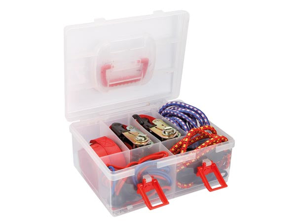 Perel Gummi-Spannseil – 1 m, 2 mm – für Auto – mehrfarbig – 18 Stk.