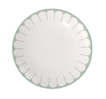 Villeroy & Boch Fleur Speiseteller – Porzellan, Grün, Rund