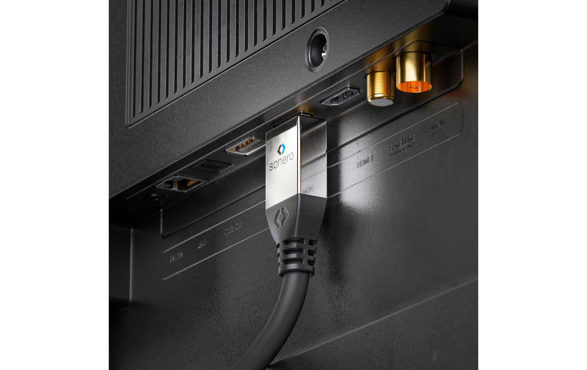 Sonero HDMI Verlängerungskabel HDMI 2.0 4K 60 Hz – 0,25 m – HDR, ARC
