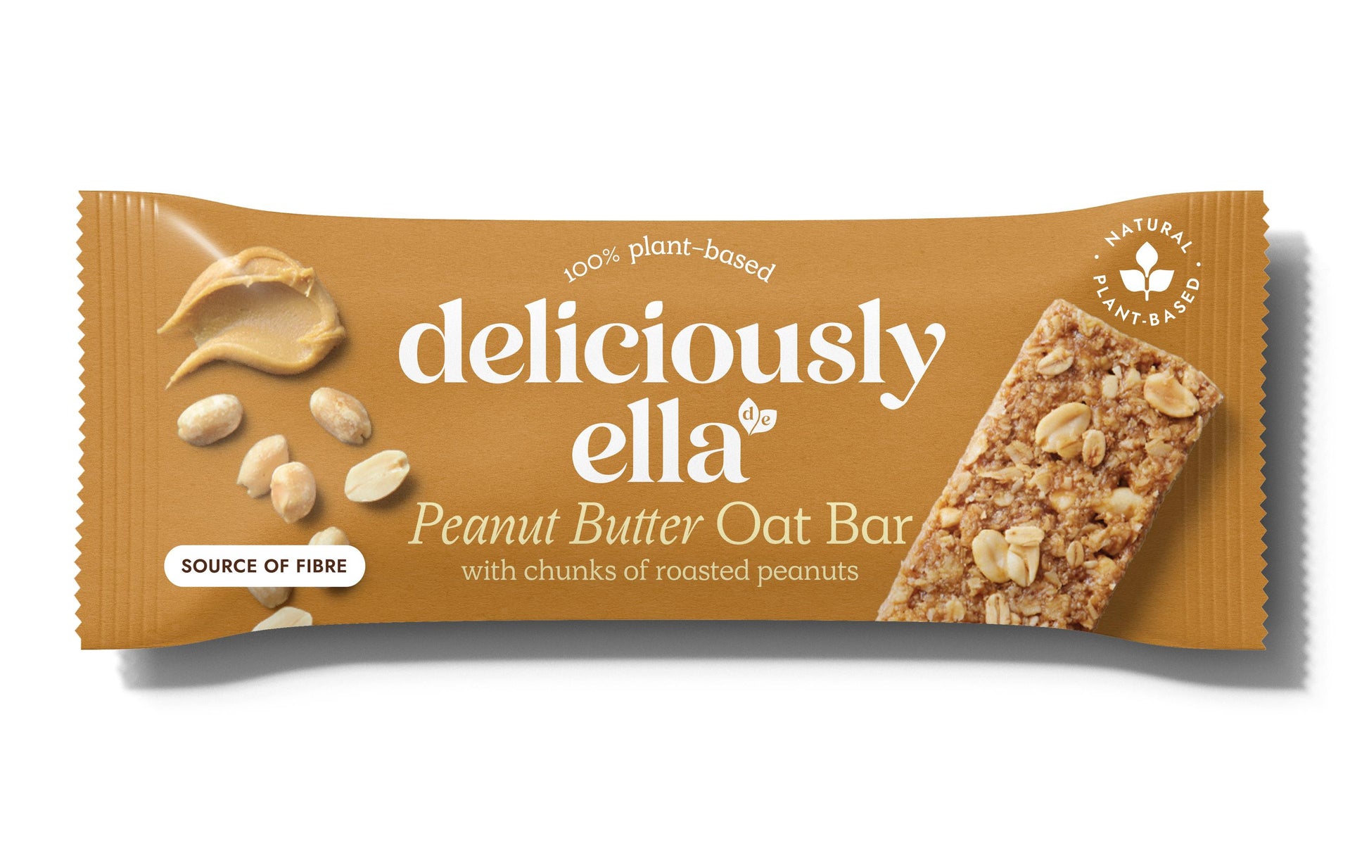 Deliciously Ella Haferriegel – Erdnussbutter, glutenfrei, vegan – 3 × 50 g
