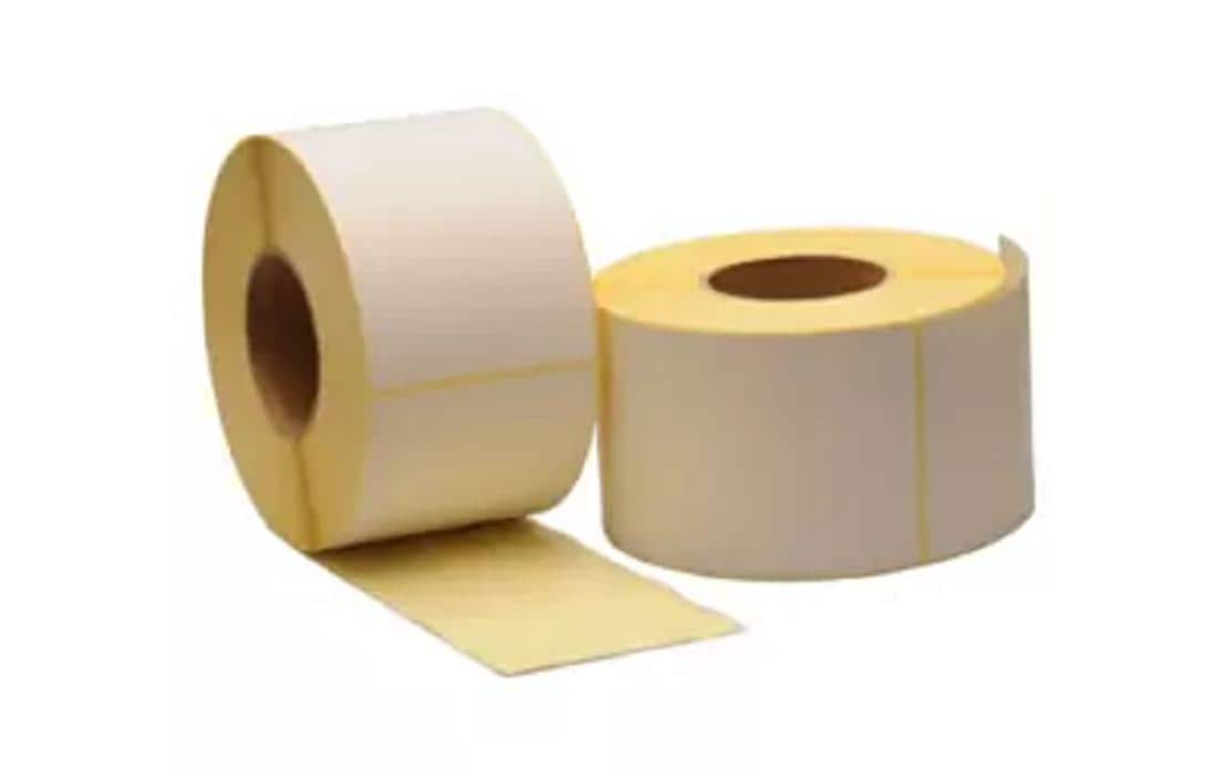 Zebra Thermodirekt-Etiketten, 102 mm × 152 mm, weiss, Papier, selbstklebend