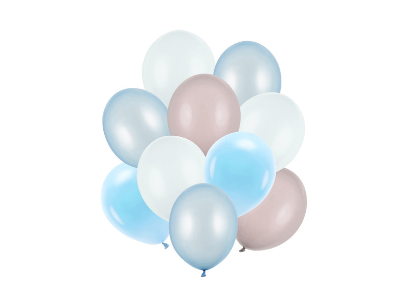 PartyDeco Luftballons – mehrfarbig – Ø 30 cm – Latex – 10 Stk