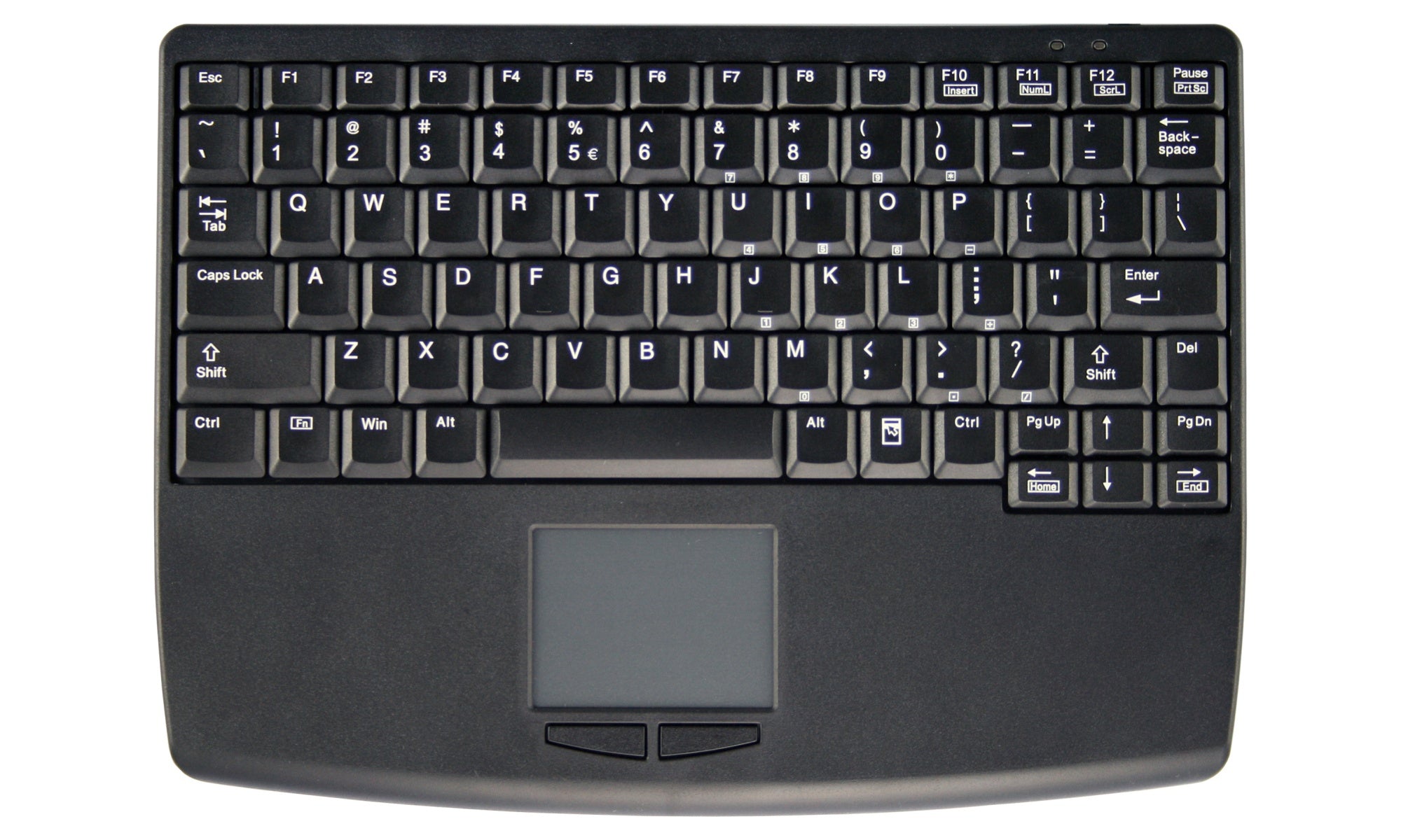 CHERRY AK-4450G m.Touchpad – Mini Tastatur, Touchpad integriert