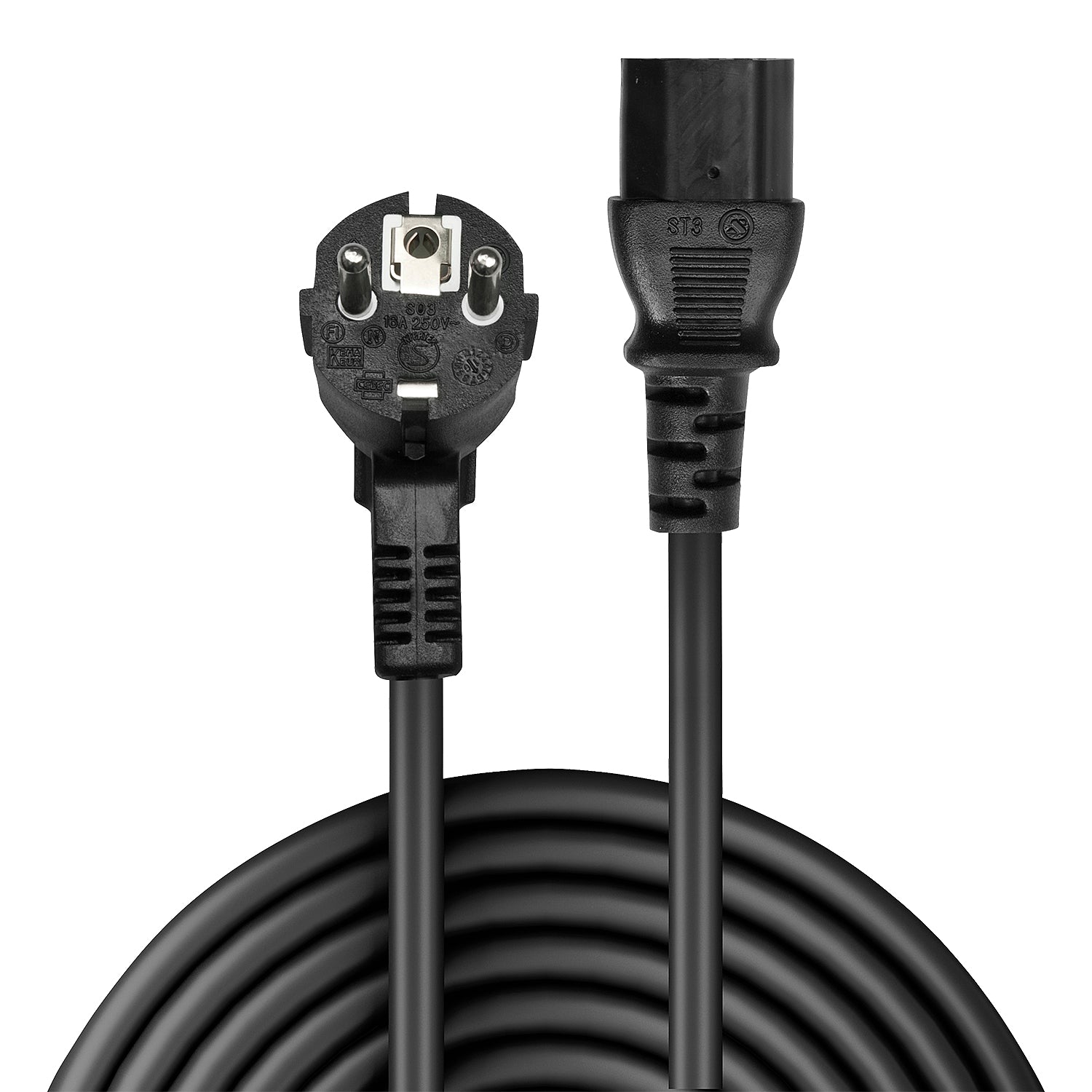 Lindy Netzkabel, Schuko auf IEC C13, 3 m
