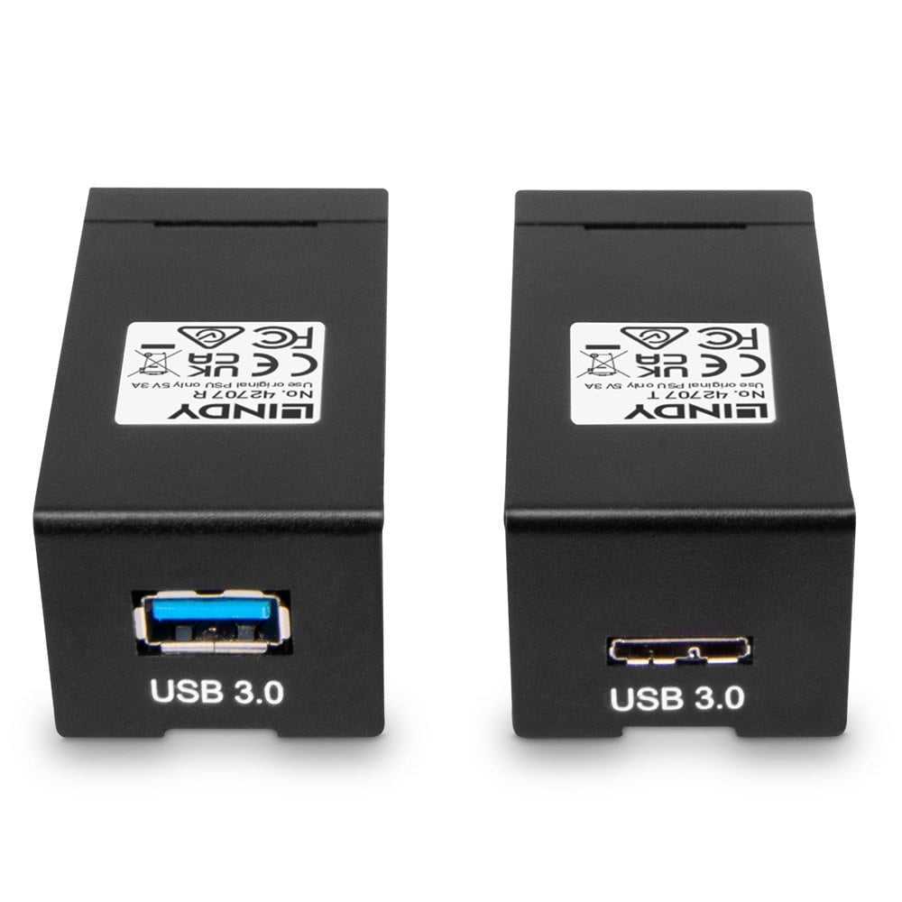 Lindy USB 3.2 Gen 1 Extender über Glasfaser, bis 200 m