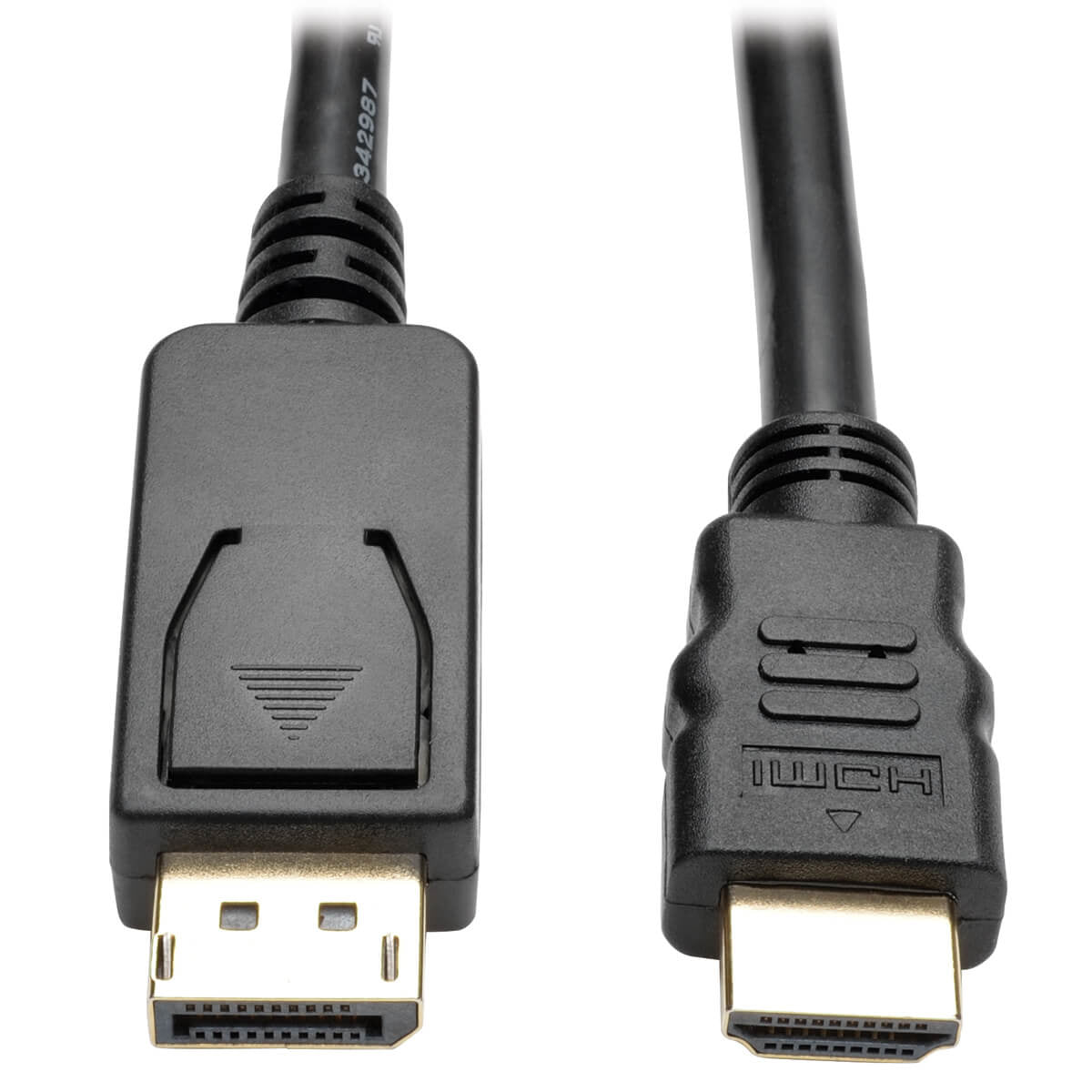 Tripp Lite P582-006-V2 DisplayPort-zu-HDMI-Kabel – 4K (3840 × 2160), 1,83 m, DP 1.2, Schwarz