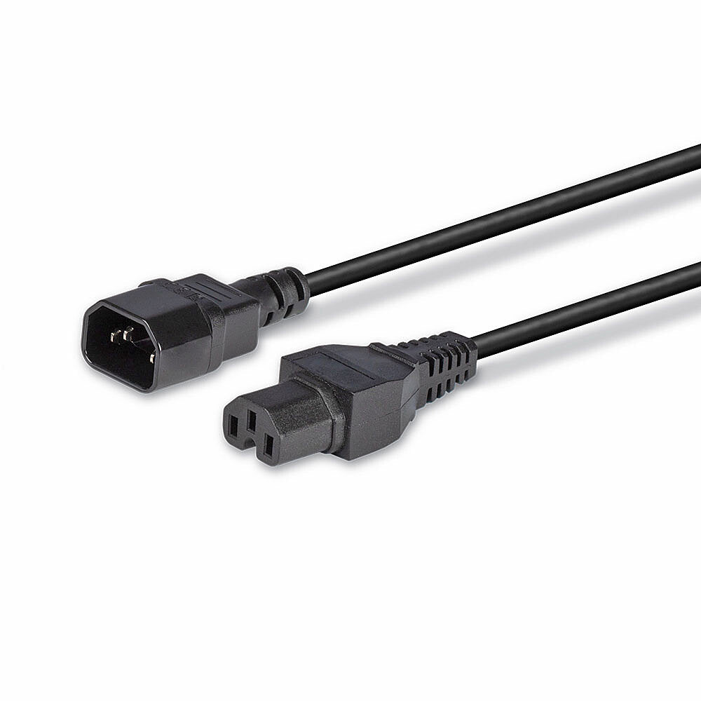 Lindy Stromkabel – 30314, IEC C14 → IEC C15, 2 m