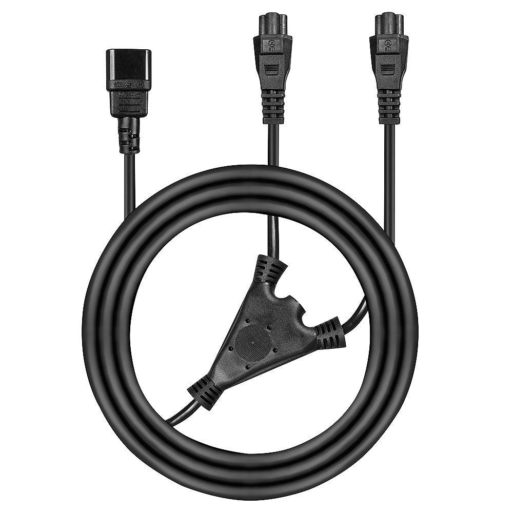 Lindy Netzkabel, IEC C14 auf 2× IEC C5, 2,5 m