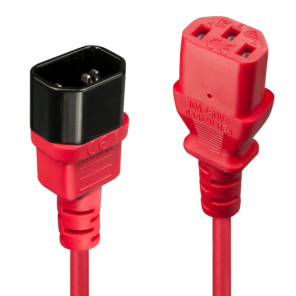 Lindy Netzkabel, 2 m, Rot
