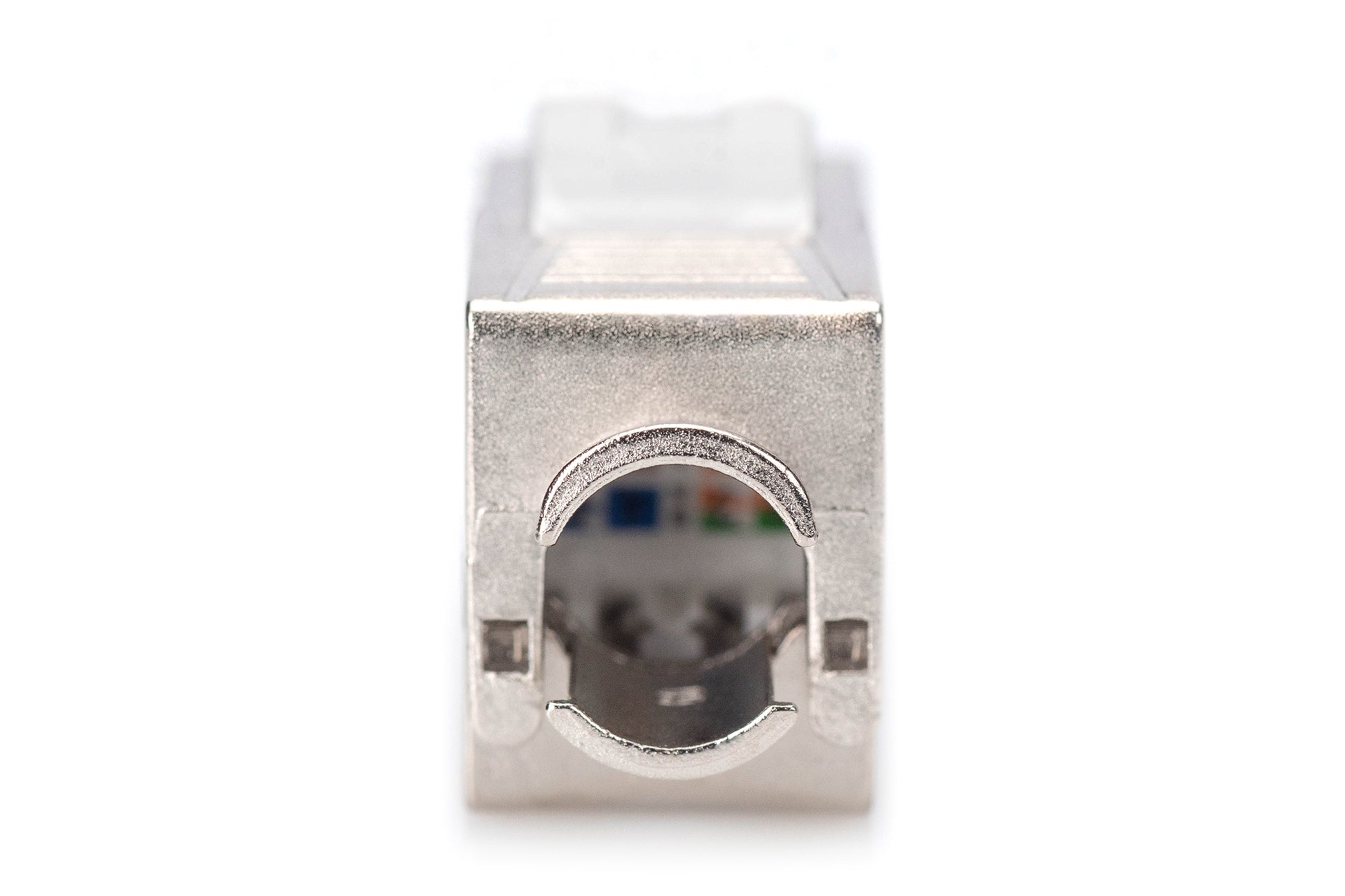 Digitus PROFESSIONAL Keystone-Modul – Cat6, geschirmt, flach, silber, RJ-45 (weiblich)