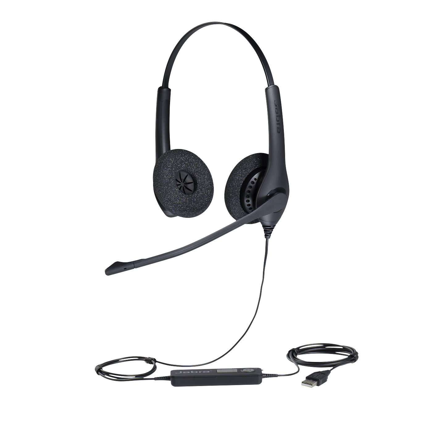 Jabra Biz 1500 – Duo Headset – USB‑A, Boom-Mikrofon, Rauschunterdrückung – Schwarz – für PC/Mac