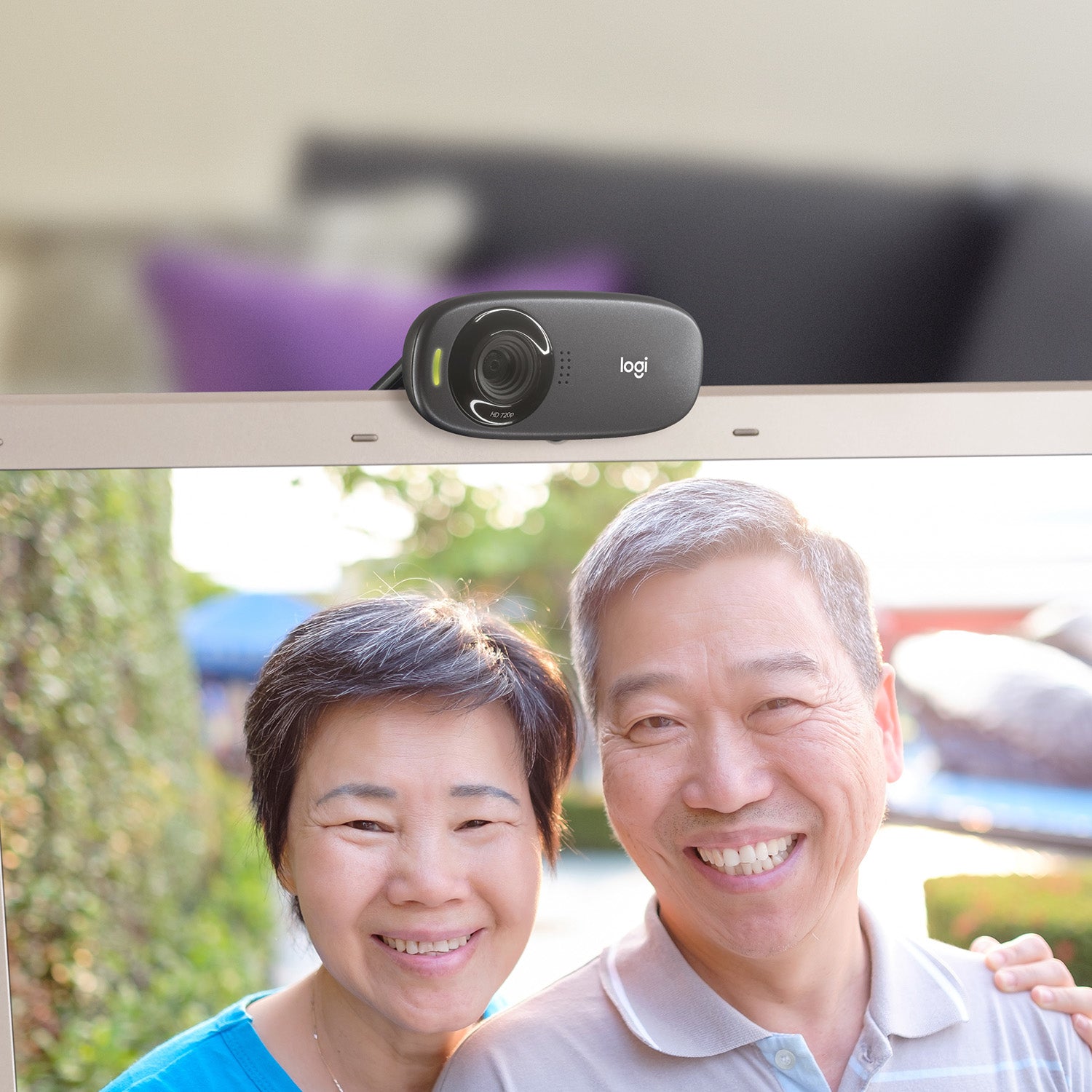 Logitech C310 – Webcam – HD (1280 × 720), 30 fps, 60°, USB, mit Mikrofon
