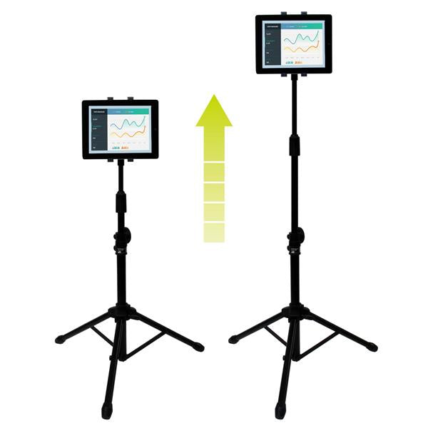 StarTech.com Tablet-Bodenständer – für Tablets mit Gerätebreite 16,6–20 cm – höhenverstellbar, 360° drehbar