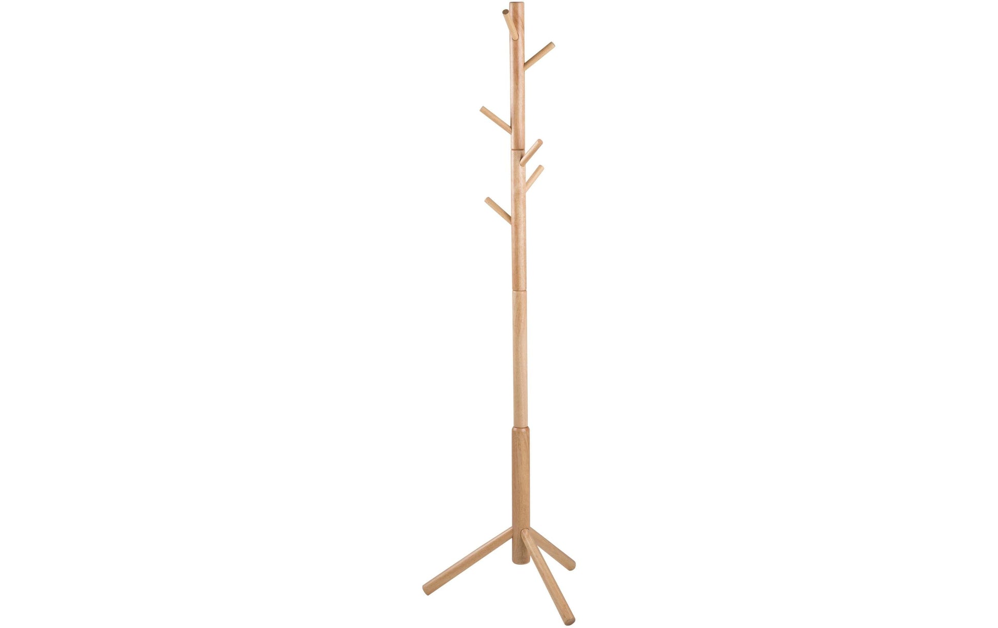 Actona Garderobenständer – Gummibaumholz – Braun – 1'760 mm