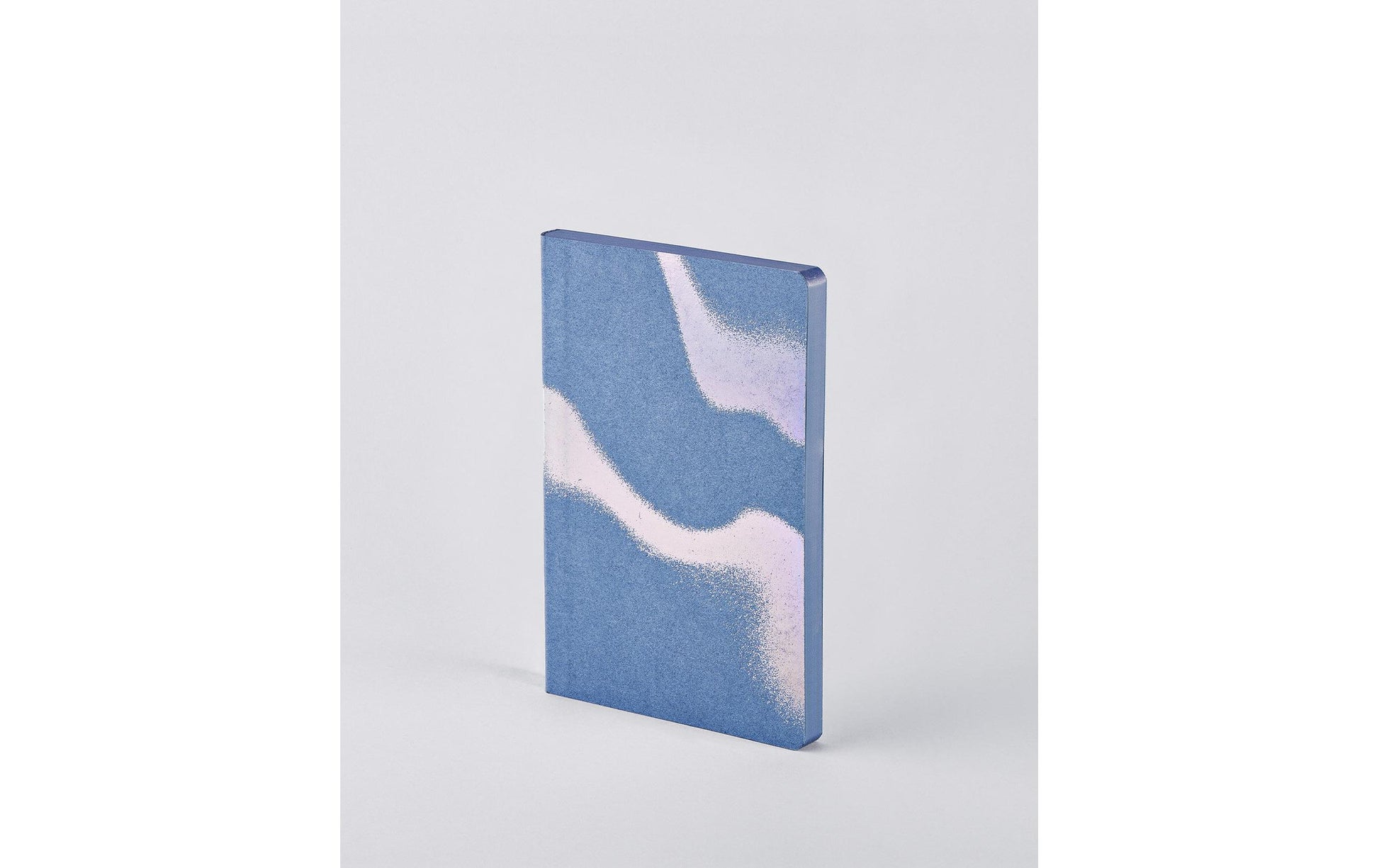 nuuna Notizbuch – 135 × 203 mm – 176 Seiten – 120 g/m² – Softcover, abgerundete Kanten, Stoffbezug, blau/rosa