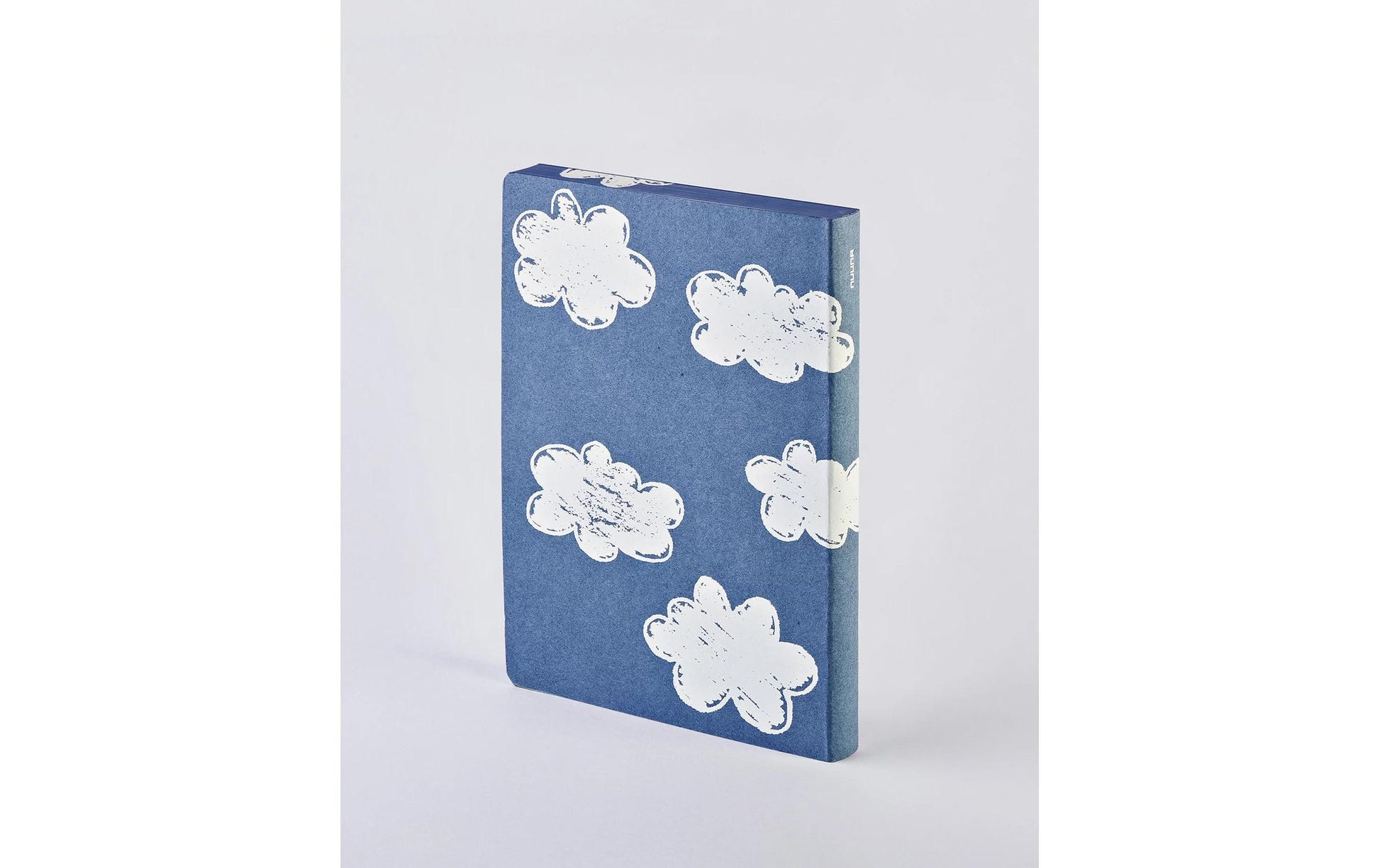 nuuna Notizbuch – 165 × 220 mm – punktiert – 256 Seiten – 120 g/m² – Softcover – blau/weiss