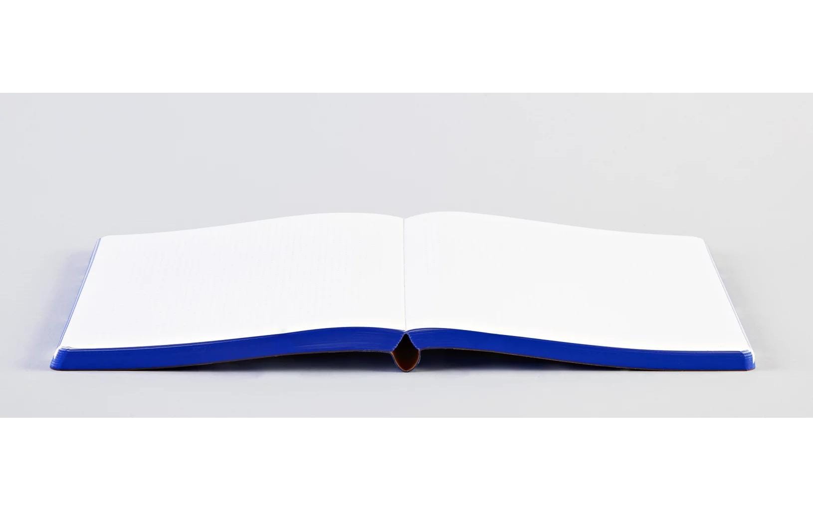 nuuna Notizbuch – 165 × 220 mm – 120 g/m² – Softcover, Fadenheftung, abgerundete Kanten, Blau, Pink, Weiss