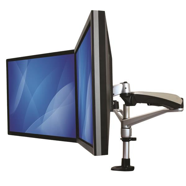 StarTech.com Monitorarm Tischhalterung – Klemme/Durchführung – 2 Monitore – bis 30" – VESA 75×75/100×100 mm