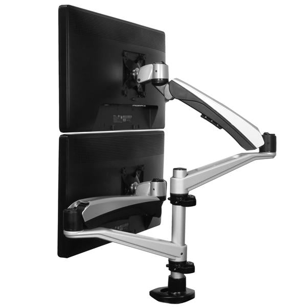 StarTech.com Monitorarm Tischhalterung – Klemme/Durchführung – 2 Monitore – bis 30" – VESA 75×75/100×100 mm