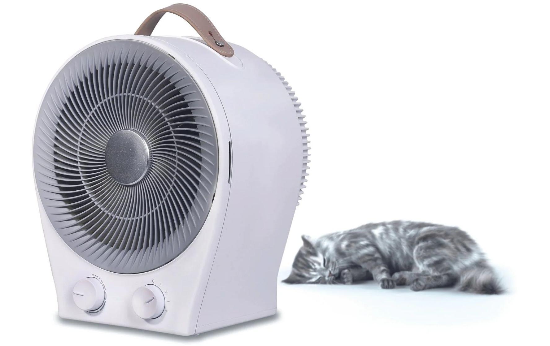 KOENIG Heizlüfter rno – 2000 W, bis 20 m², 2 Stufen, Schwenkfunktion