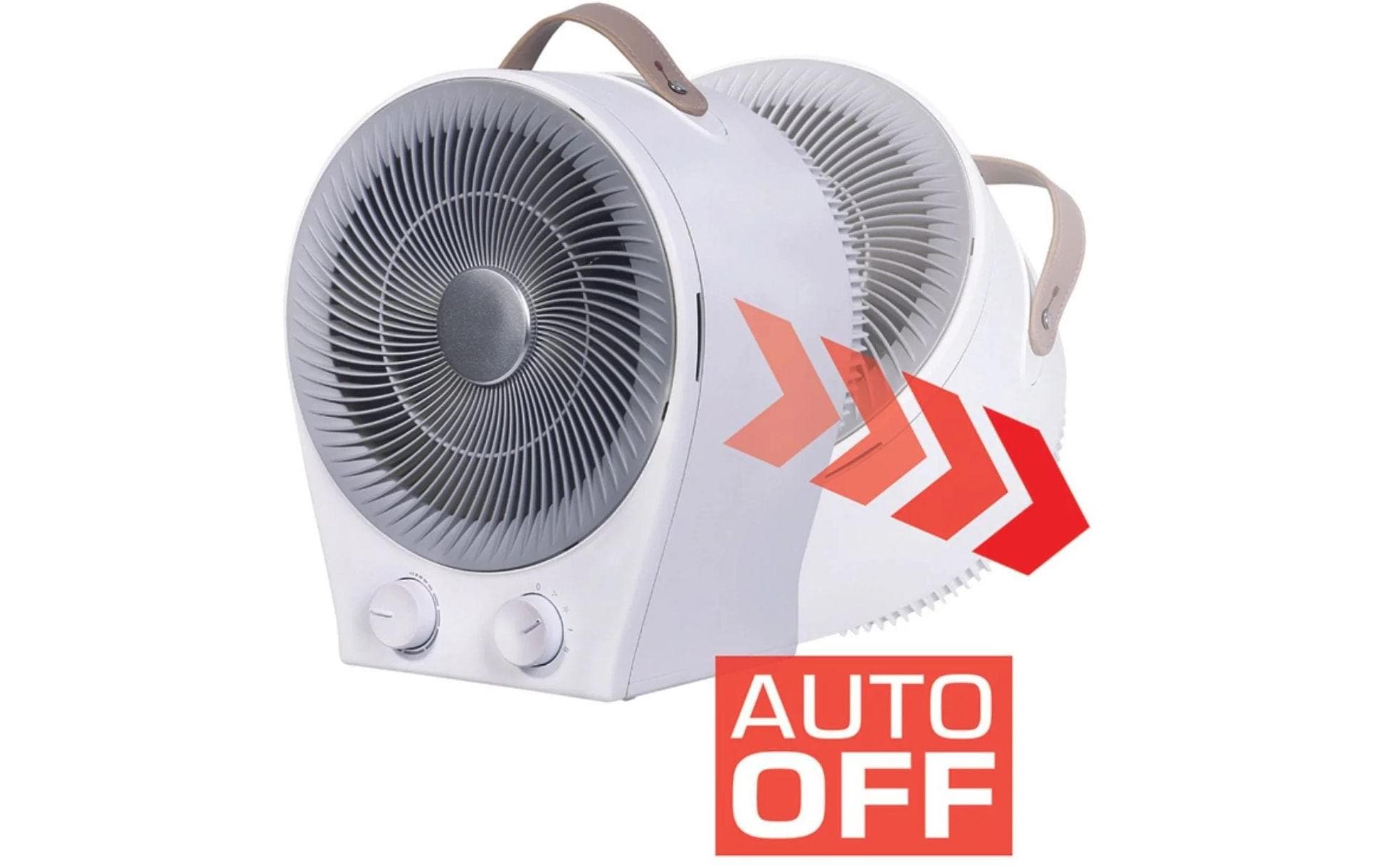 KOENIG Heizlüfter rno – 2000 W, bis 20 m², 2 Stufen, Schwenkfunktion