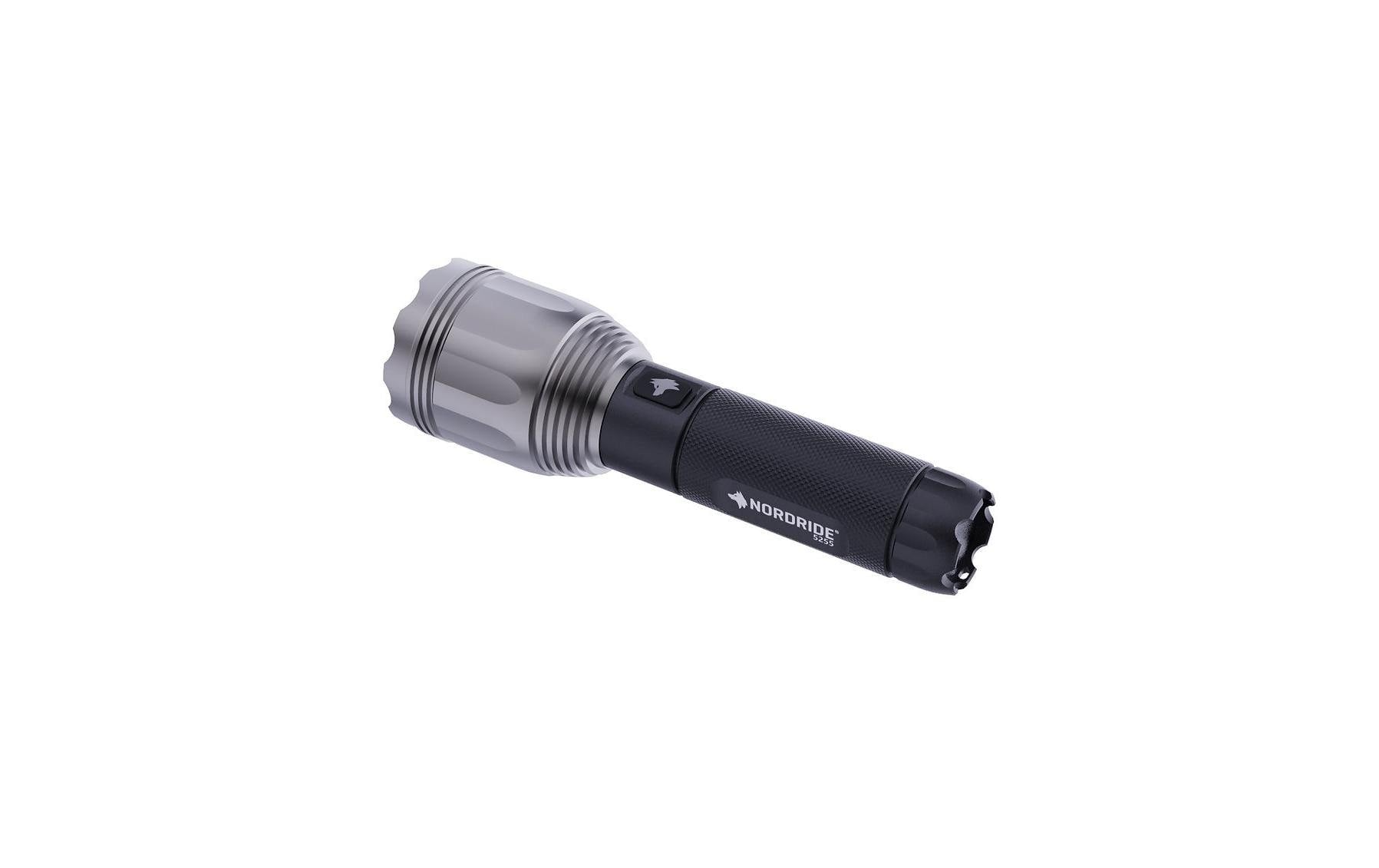 Nordride Taschenlampe Ranger – 1100 lm, 1000 m, IP65, USB-C Akku, 3 Stufen – Schwarz