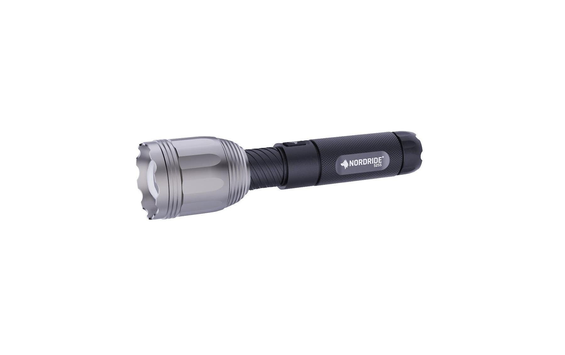 Nordride Taschenlampe Ranger – 1100 lm, 1000 m, IP65, USB-C Akku, 3 Stufen – Schwarz