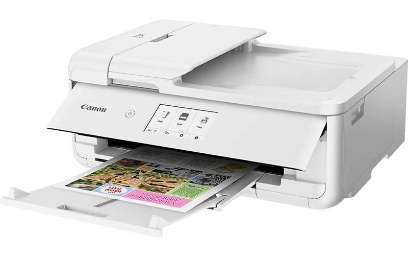 Canon Pixma TS9551Ca – Farbiges Tintenstrahl-MFP A3, 3-in-1 – USB – Duplex, ADF – 15 Seiten/Min S/W, 10 Seiten/Min Farbe
