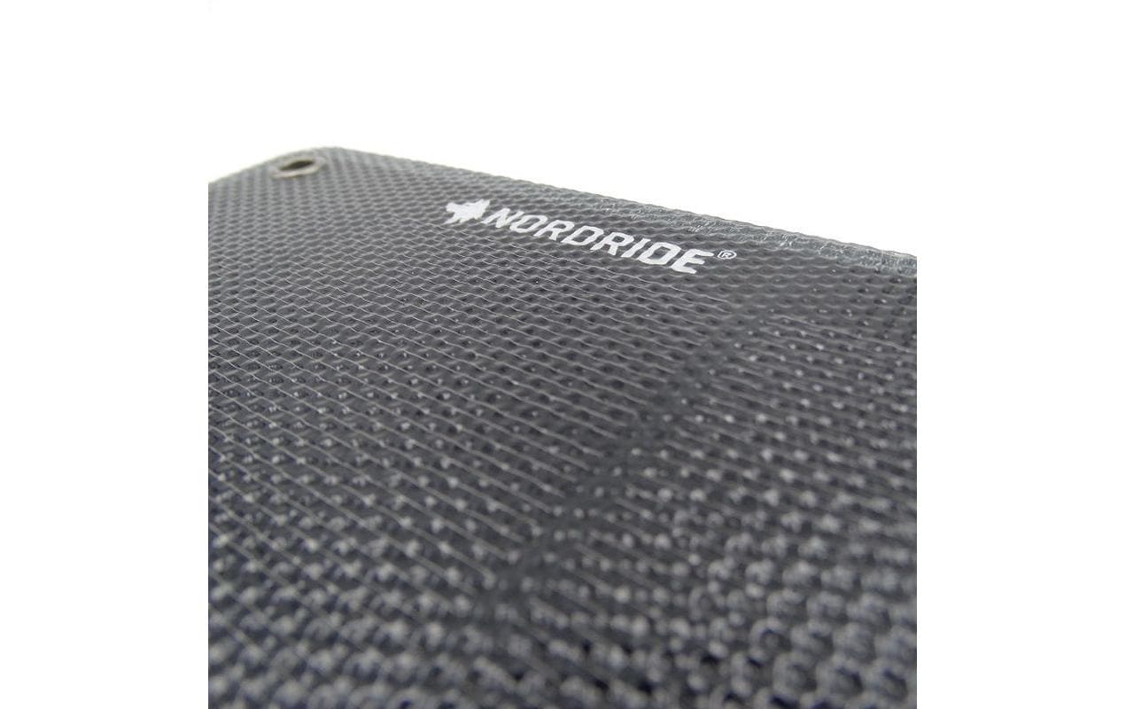 NORDRIDE Pulse Solar-Panel – 7 W, USB-A 5 V/1,2 A, Monokristallin, IP65, 152×32×290 mm, Schwarz