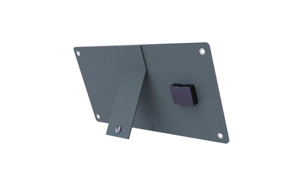 NORDRIDE Pulse Solar-Panel – 7 W, USB-A 5 V/1,2 A, Monokristallin, IP65, 152×32×290 mm, Schwarz